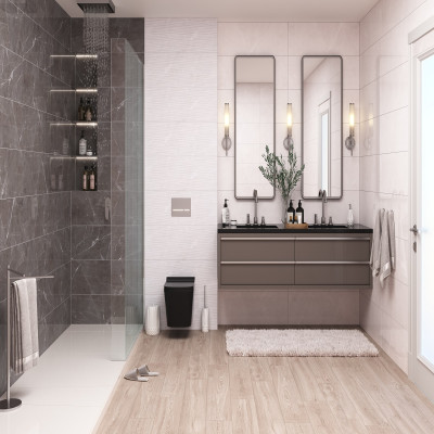 Плитка Ceramica Deseo Etania Silver 30х90 см Плитка Ceramica Deseo Etania Silver 30х90 см