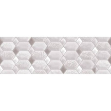 Плитка Ceramica Deseo Violeta Silver Decor 30х90см декор