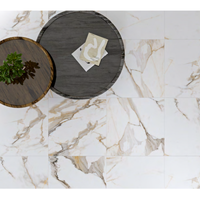DORADO WHITE SATIN RECT