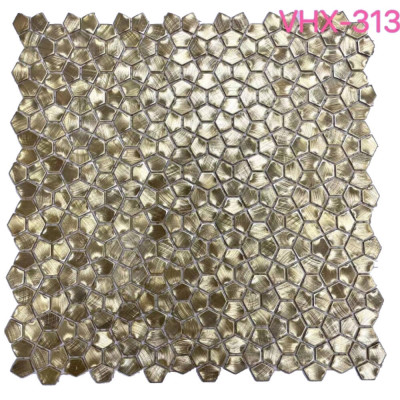 Мозаика Mozaico De Lux V-Mos VHX-313 Metal Gold 30х30 см