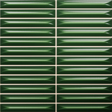 Плитка Ceramica Deseo Arrow Victorian Green 1.5*10 20х20 см