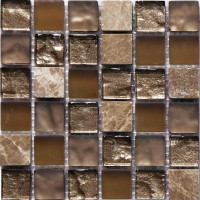 Мозаика Mozaico Lux S-Mos CLHT04 ST+GL 30х30 см