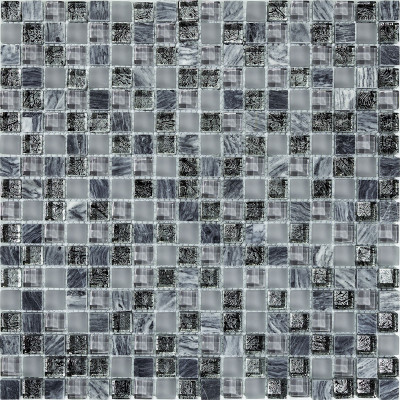Мозаика Mozaico De Lux T-Mos DF02+G04+Marble (L) 30х30 см