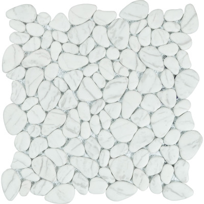 Мозаика Mozaico Lux V-Mos VL-425W White Stone Mosaic 28,5x28,5 см