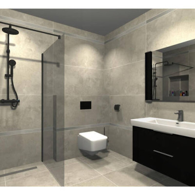 Керамограніт Opoczno Pl+ Quenos Light Grey 59,8x119,8 см Керамограніт Opoczno Pl+ Quenos Light Grey 59,8x119,8 см
