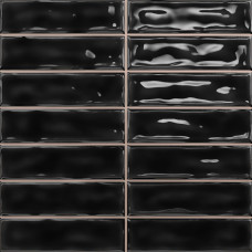 Плитка Ceramica Deseo Sticks black 20x20 см