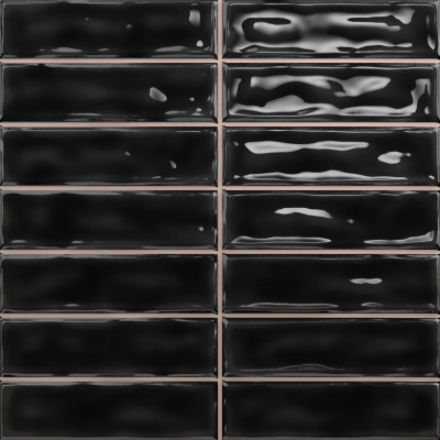 Плитка Ceramica Deseo Sticks black 20x20 см