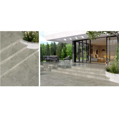 Ступень Cersanit Gptu 607 Light Grey Steptread Kapinos 31,8x59,8 см