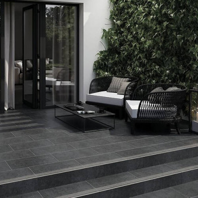 Ступень Cersanit Highbrook Dark Grey Steptread 29,8x59,8 см Ступень Cersanit Highbrook Dark Grey Steptread 29,8x59,8 см