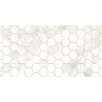 Плитка Golden Tile Sentimento Hexagon Білий Sn0151 30x60 см