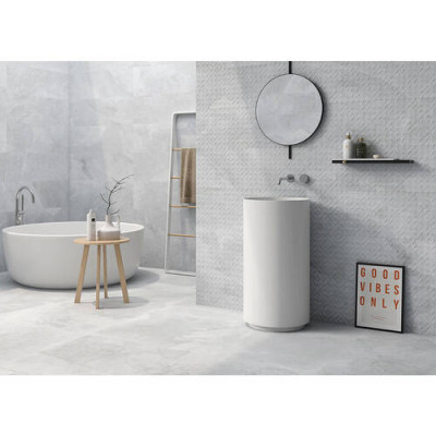 Плитка Geotiles Rlv Makai Blanco 30x90 см декор