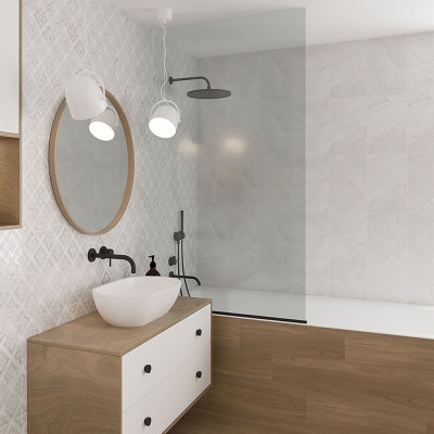 Плитка Cersanit Glam White Glossy 25x40 см Плитка Cersanit Glam White Glossy 25x40 см
