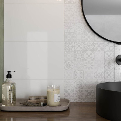 Плитка Cersanit Rika White Glossy 25x40 см