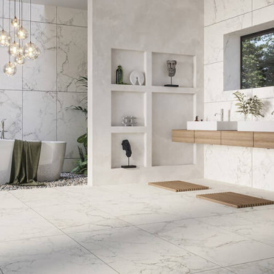 Керамогранит Cersanit Calacatta Mild GPT1006 White Satin Rect 59,8x59,8 см