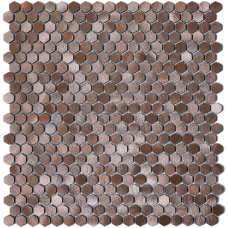 Мозаика Mozaico De Lux Cl-Mos CCLAYRK23028 Brown Mini Metal 30,4х32,2 см