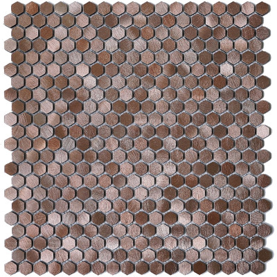 Мозаика Mozaico De Lux Cl-Mos CCLAYRK23028 Brown Mini Metal 30,4х32,2 см