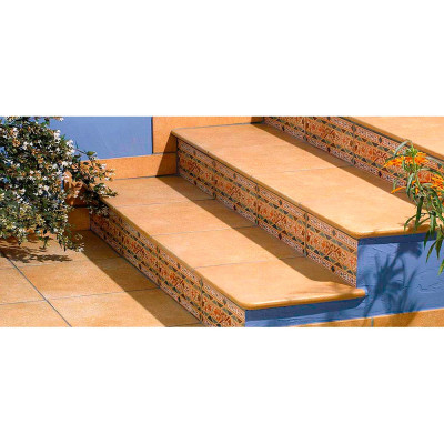Ступень Exagres Vega Peldano Fior. Rojo 33x33 см