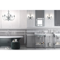 Плитка Golden Tile Metrotiles Сірий 462051 10x20 см