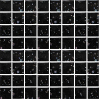 Мозаика Mozaico De Lux BG702-B (BG02) (L)Sparcle Black 30х30 см