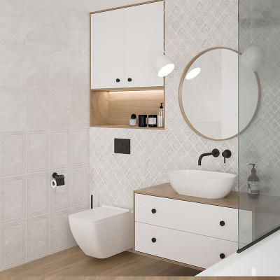 Плитка Cersanit Glam Frame Glossy 25x40 см Плитка Cersanit Glam Frame Glossy 25x40 см
