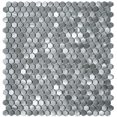 Мозаика Mozaico De Lux Cl-Mos CCLAYRK23031 Silver Mini Metal 30,4х32,2 см