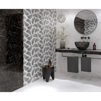 Плитка Golden Tile Nero E Bianco Черный NBС061 30х60 см