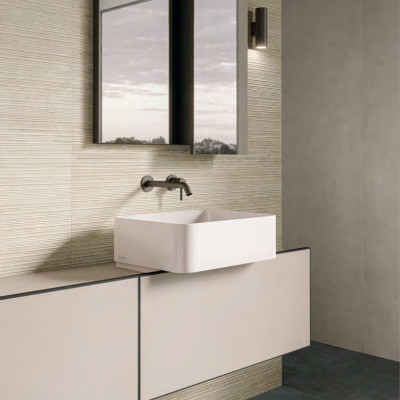 TR01BAR TRAV.BIANCO VEIN CUT RIBBED SQ. 120X60