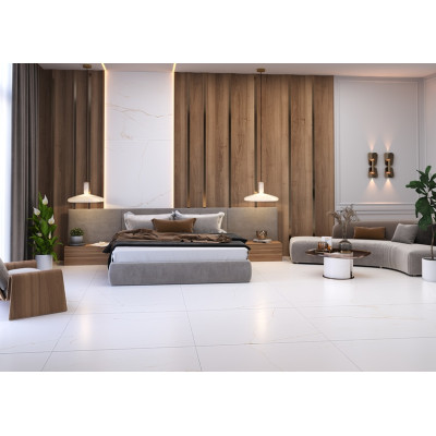 Керамический гранит Almera Ceramsca (Spain) Lab. Bianco Mare Gold 120x120 см