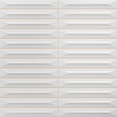 Плитка Ceramica Deseo Arrow White Brillo 1.5*10 20х20 см