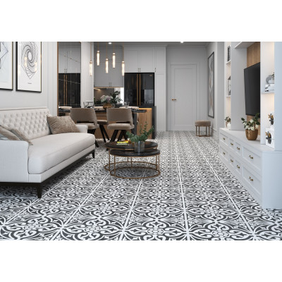 Плитка Ceramica Deseo Pav Ronda Black 45x45 см Плитка Ceramica Deseo Pav Ronda Black 45x45 см