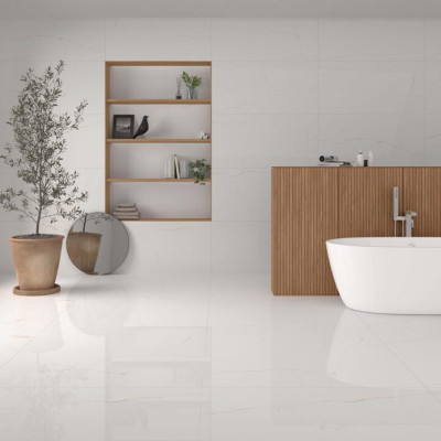 Керамограніт Almera Ceramsca (Spain) Lab. Bianco Mare Gold 90x90 см