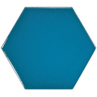 Плитка 12,4*10,7 Hexagon Electric Blue 23836