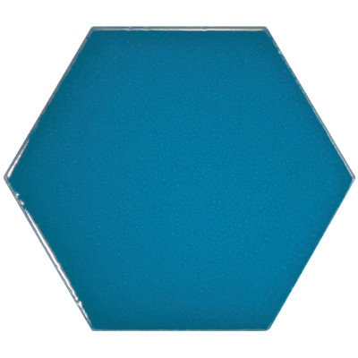 Плитка 12,4*10,7 Hexagon Electric Blue 23836