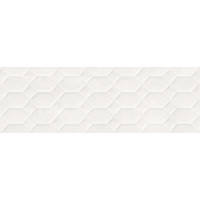 Плитка 40*120 Resina Bianco Struttura Bee 3D Ret R79M