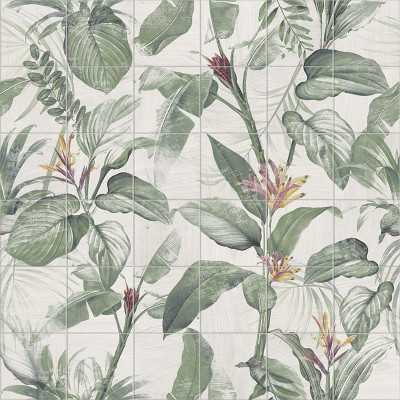 Декор 20*20 Mural Spring Leaves