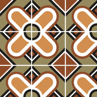 Плитка 20*20 Bauhome Blume Warm 27697
