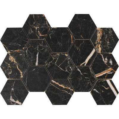 Декор 32,5*22,5 Hexagonos Cr.lux Laurants Brown- Уценка