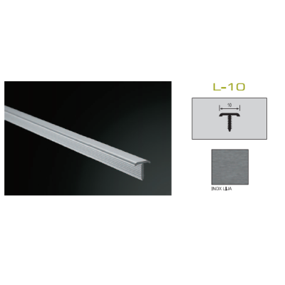 Бордюр 1*250*2,5 Inox Lija