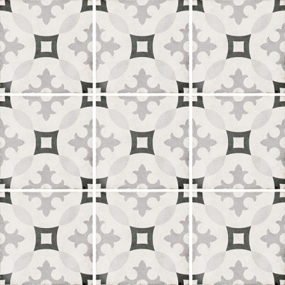 Плитка 20*20 Art Nouveau Karlsplatz Grey 24417