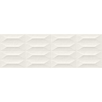 Плитка 30*90 Tempera Bianco Strutt Trape R6Zz