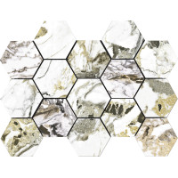 Декор 32,5*22,5 Cr.lux Grotta Oro Hexagonos