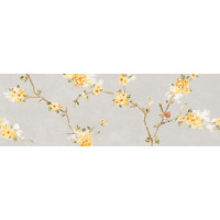 Плитка 40*120 Mixed Decoro Fiore Di Pesco Bianco B Ra1K