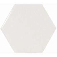 Плитка 10,7*12,4 Scale Hexagon White 21911