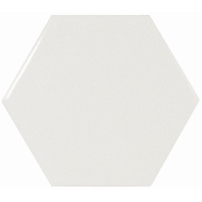 Плитка 10,7*12,4 Scale Hexagon White 21911