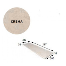 Керамограніт Cronos Crema Peldano Recto 1197x330x14mm 970684 PZ724