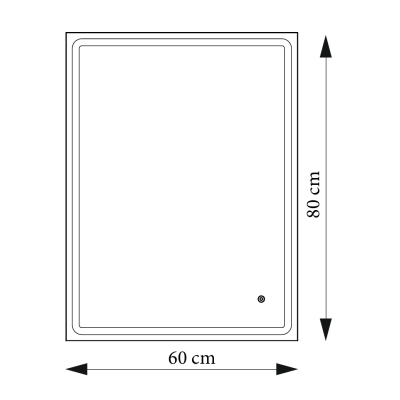 Зеркало Nil 60x80 88-Nil60s80-CWDd с Led подсветкой Зеркало Nil 60x80 88-Nil60s80-CWDd с Led подсветкой