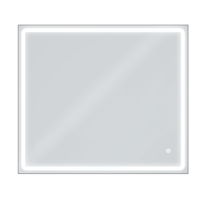 Дзеркало Aqua 80x70 88-Hra80s70-CWDd-mK з профілем матовий алюміній і Led підсвічуванням Дзеркало Aqua 80x70 88-Hra80s70-CWDd-mK з профілем матовий алюміній і Led підсвічуванням
