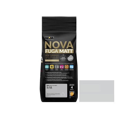 Заповнювач швів срібний WIM NOVA FUGA MATT 1/11, 2 кг