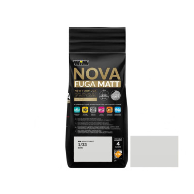 Заполнитель швов экрю WIM NOVA FUGA MATT 1/33, 2 кг