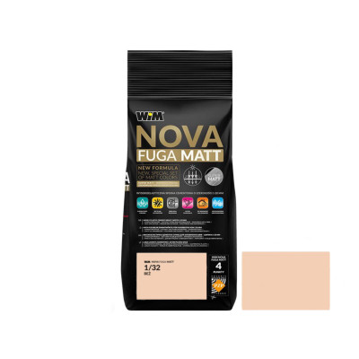 Заполнитель бежевый швов WIM NOVA FUGA MATT 1/32, 2 кг